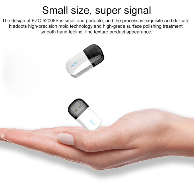 EZCast EZC-5200BS 600Mbps Dual Band WiFi + Bluetooth USB 2.0 Wireless Adapter (White) - HoMEdemic™ 