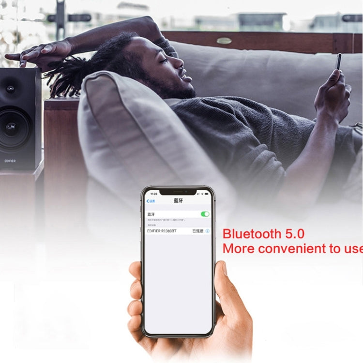 Edifier R1080BT Bluetooth Desktop Speaker, US Plug(White) - HoMEdemic™ 