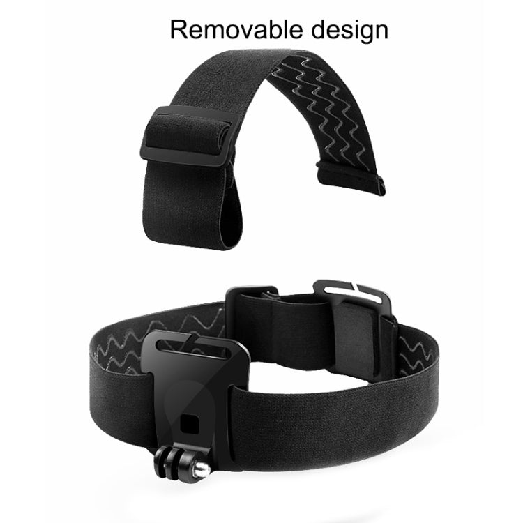 Elastic Mount Belt Adjustable Head Strap with Phone Clamp & Screw & S-type Adapter for GoPro HERO10 Black / HERO9 Black /8 /7 /6 /5, Xiaoyi and Other Action Cameras, Smarphones(Black) - HoMEdemic™ 