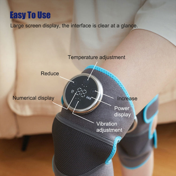 Electric Heating Therapy Knee Warm Knee Pad Brace Massage,Spec: Double Without Vibration - HoMEdemic™ 