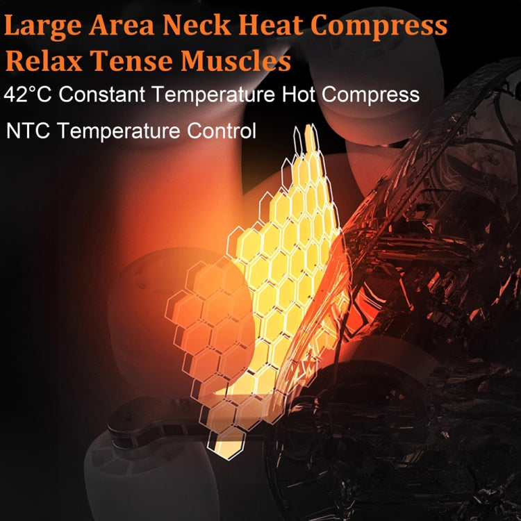 Electric Neck And Shoulder Massager Shiatsu Back Neck Massager With Heat(White) - HoMEdemic™ 