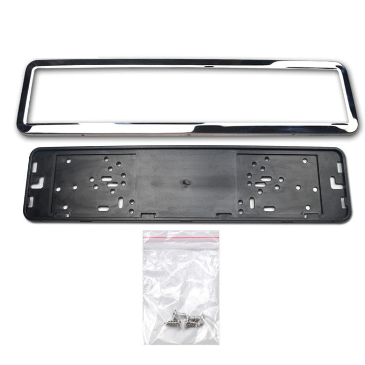 European/Russian/Ukrainian Stainless Steel License Plate Frame(Spray Black) - HoMEdemic™ 