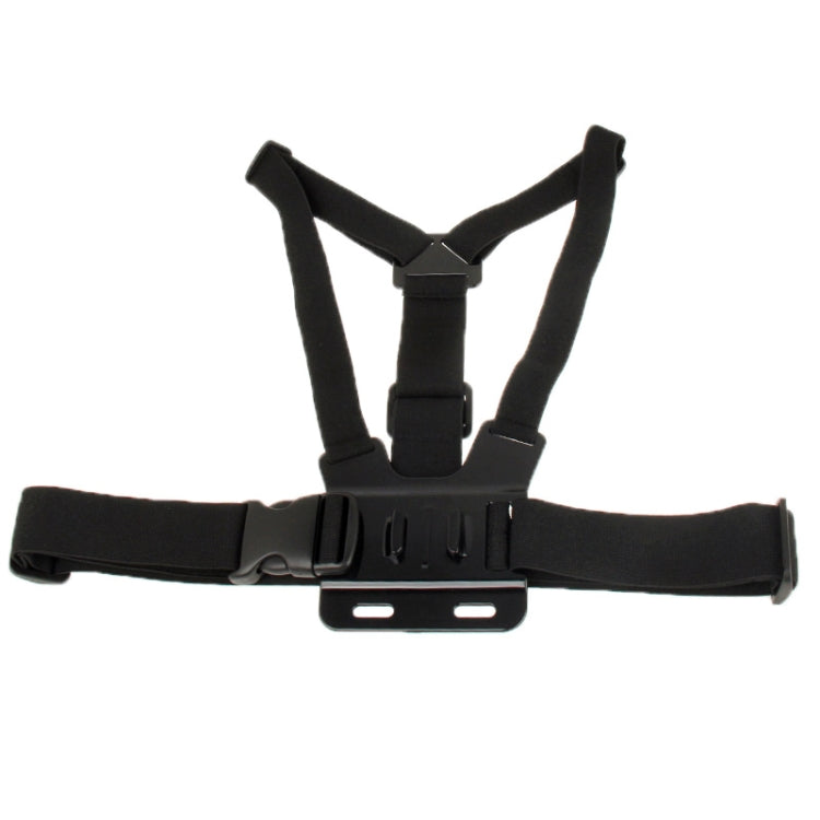Extreme Sport Front Chest Elastic Belt Shoulder Strap Mount Holder for GoPro, Insta360, DJI and Other Action Cameras(Black) - HoMEdemic™ 