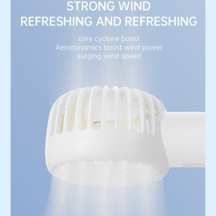 F10 3 Wind Speed Rechargeable Summer Cooling Fan Mini Handheld Fan Cooler(White) - HoMEdemic™ 