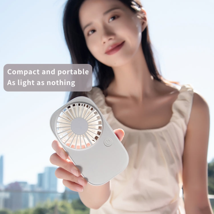 F11 Portable Rechargeable Hanging Neck Fan Cooling Handheld Fan 3 Speeds Desk Fan(Black) - HoMEdemic™ 