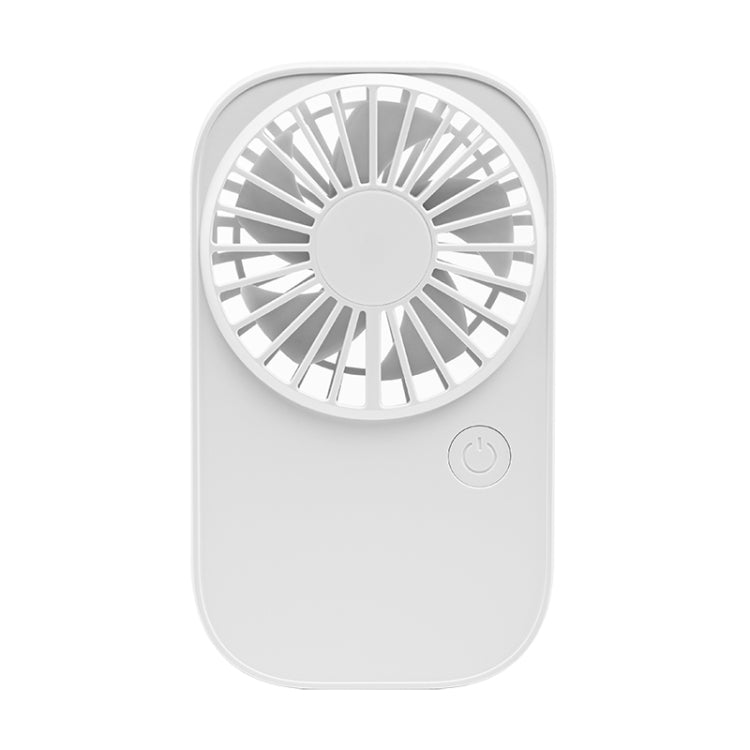 F11 Portable Rechargeable Hanging Neck Fan Cooling Handheld Fan 3 Speeds Desk Fan(White) - HoMEdemic™ 