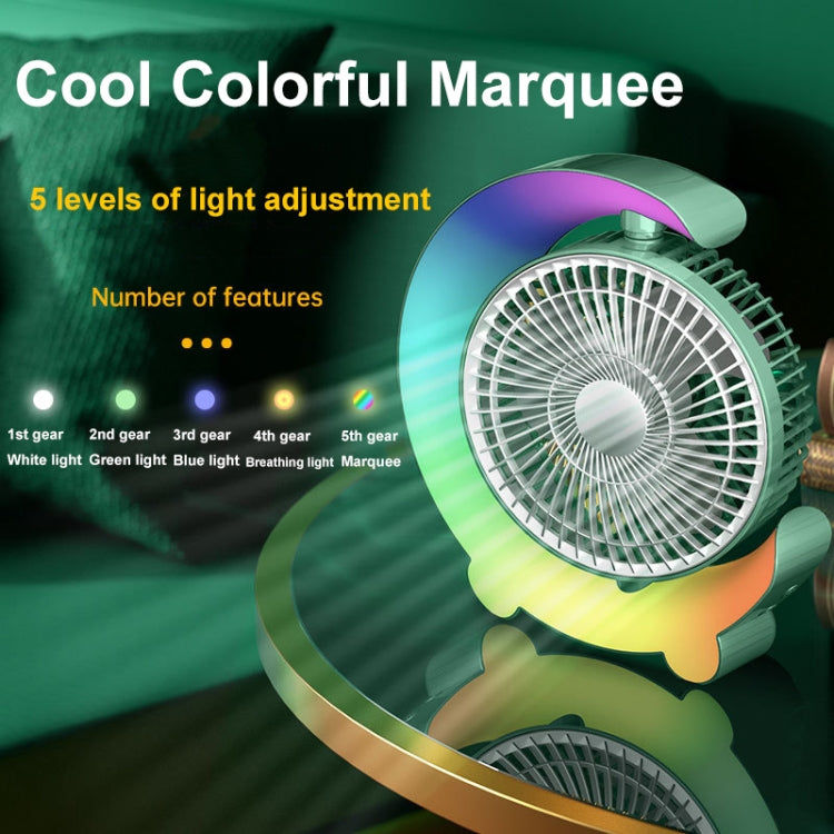 F11 USB Charging Cool Marquee Desktop Portable Fan(Mint Green) - HoMEdemic™ 