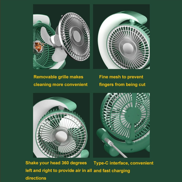 F11 USB Charging Cool Marquee Desktop Portable Fan(Mint Green) - HoMEdemic™ 