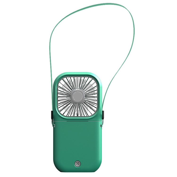 F20 Electroplating Handheld Fan Portable Desktop Folding Mute USB Hanging Neck Fan, F20 (Pink), F20 (Green), F20 (Blue), F20 (White) - HoMEdemic™ 