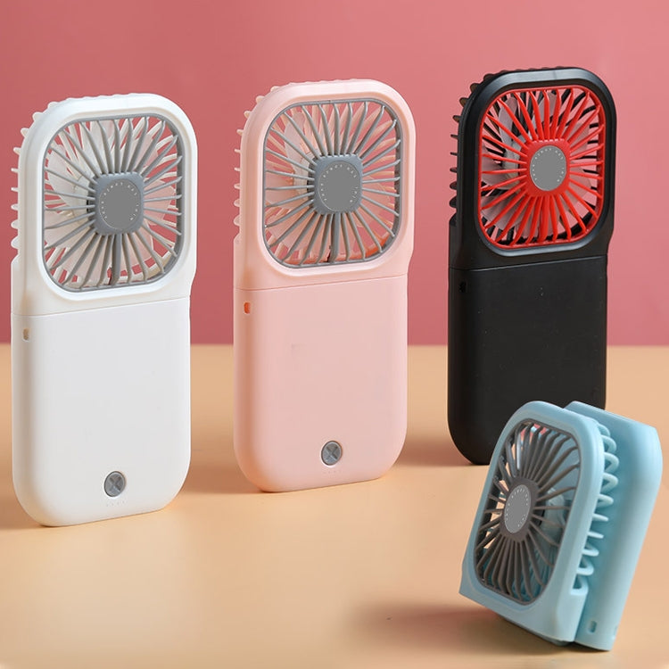F20 Electroplating Handheld Fan Portable Desktop Folding Mute USB Hanging Neck Fan, F20 (Pink), F20 (Green), F20 (Blue), F20 (White) - HoMEdemic™ 