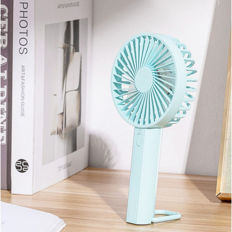 F35 With Hanging Hole Rechargeable Cooling Fan Powerful Handheld Fan 1200mAh Desk Fan(White) - HoMEdemic™ 