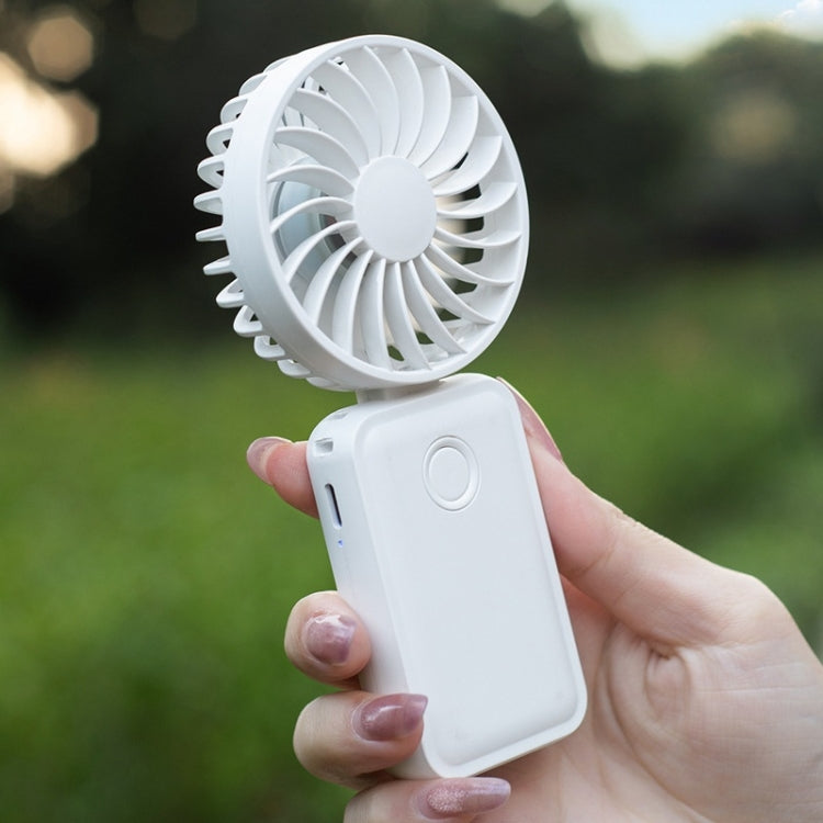 F458 With Neck Rope Summer 3 Speeds Adjustable Foldable Mini Handheld Fan(Orange) - HoMEdemic™ 