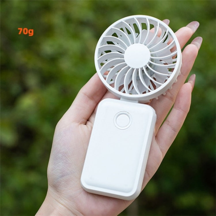F458 With Neck Rope Summer 3 Speeds Adjustable Foldable Mini Handheld Fan(Orange) - HoMEdemic™ 