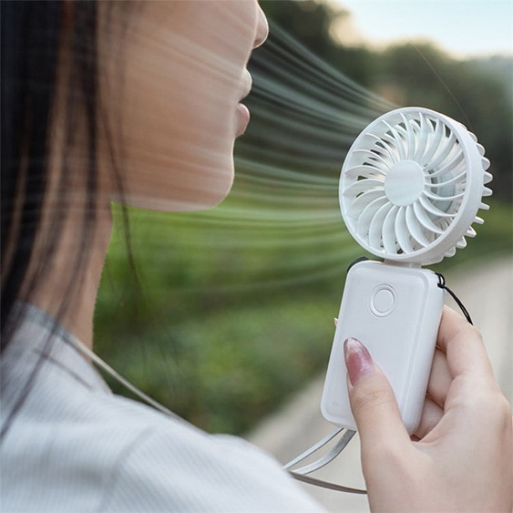 F458 With Neck Rope Summer 3 Speeds Adjustable Foldable Mini Handheld Fan(Purple) - HoMEdemic™ 