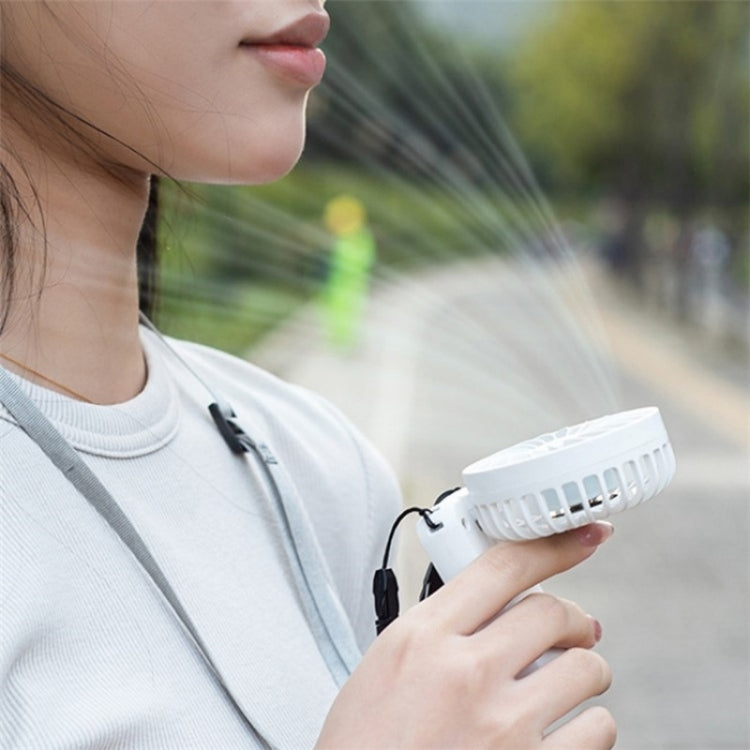 F458 With Neck Rope Summer 3 Speeds Adjustable Foldable Mini Handheld Fan(Purple) - HoMEdemic™ 