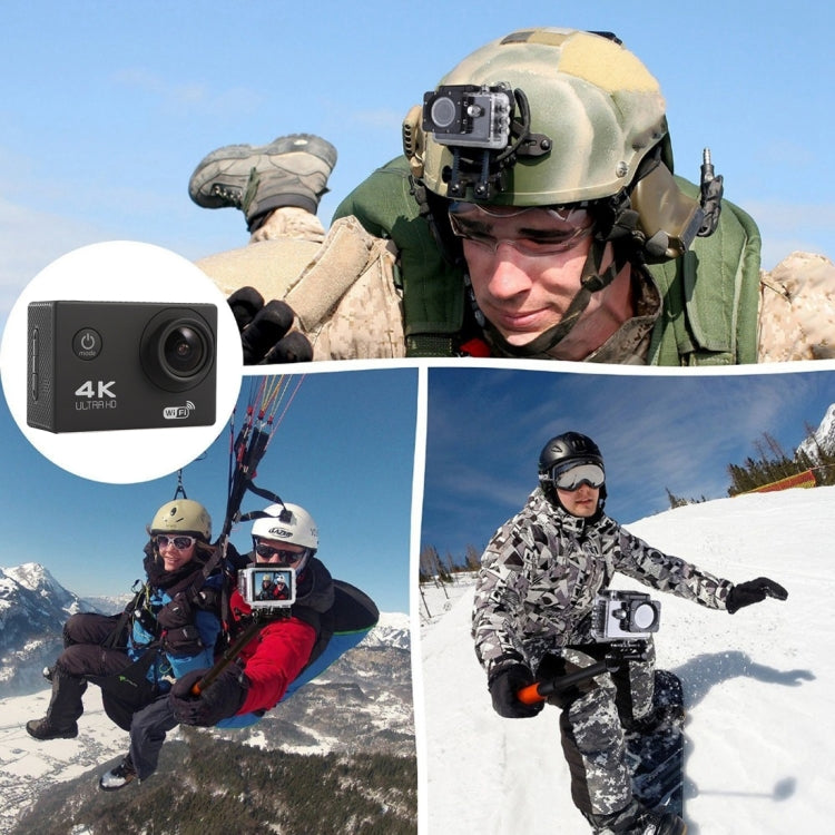 F60 2.0 inch Screen 170 Degrees Wide Angle WiFi Sport Action Camera Camcorder with Waterproof Housing Case, Support 64GB Micro SD Card, F60 (Yellow), F60 (White), F60 (Silver), F60 (Magenta), F60 (Blue), F60 (Gold), F60 (Black) - HoMEdemic™ 