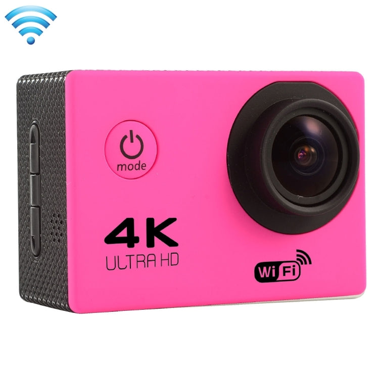 F60 2.0 inch Screen 170 Degrees Wide Angle WiFi Sport Action Camera Camcorder with Waterproof Housing Case, Support 64GB Micro SD Card(Magenta) - HoMEdemic™ 