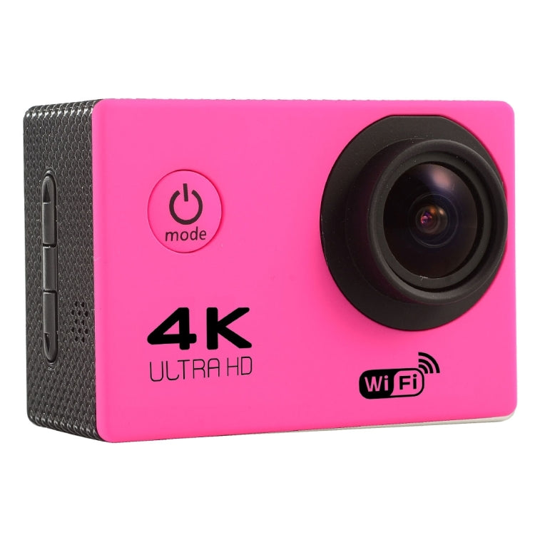 F60 2.0 inch Screen 170 Degrees Wide Angle WiFi Sport Action Camera Camcorder with Waterproof Housing Case, Support 64GB Micro SD Card(Magenta) - HoMEdemic™ 