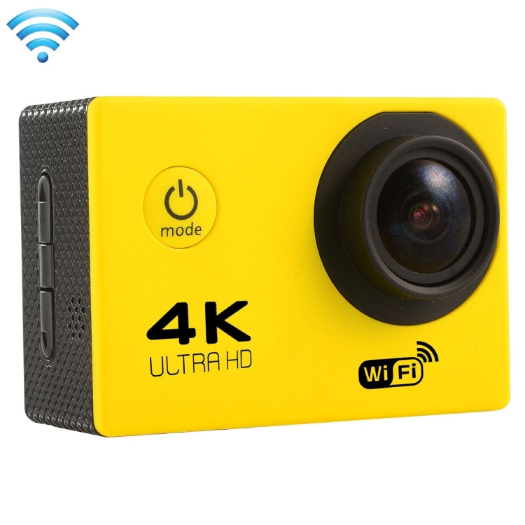 F60 2.0 inch Screen 170 Degrees Wide Angle WiFi Sport Action Camera Camcorder with Waterproof Housing Case, Support 64GB Micro SD Card(Yellow) - HoMEdemic™ 