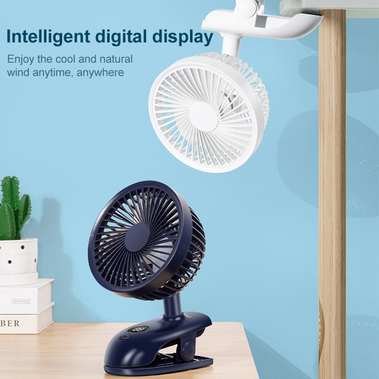 F601 Multifunctional Clip-on Electric Fan with LED Display, F601 - HoMEdemic™ 
