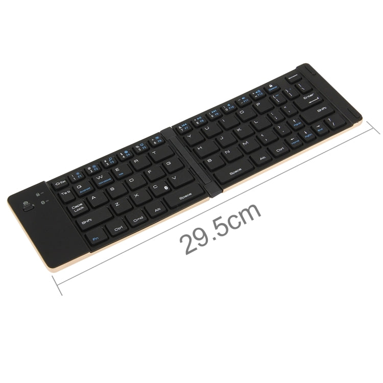 F66 Foldable Bluetooth Wireless 66 Keys Keyboard, Support Android / Windows / iOS(Gold) - HoMEdemic™ 
