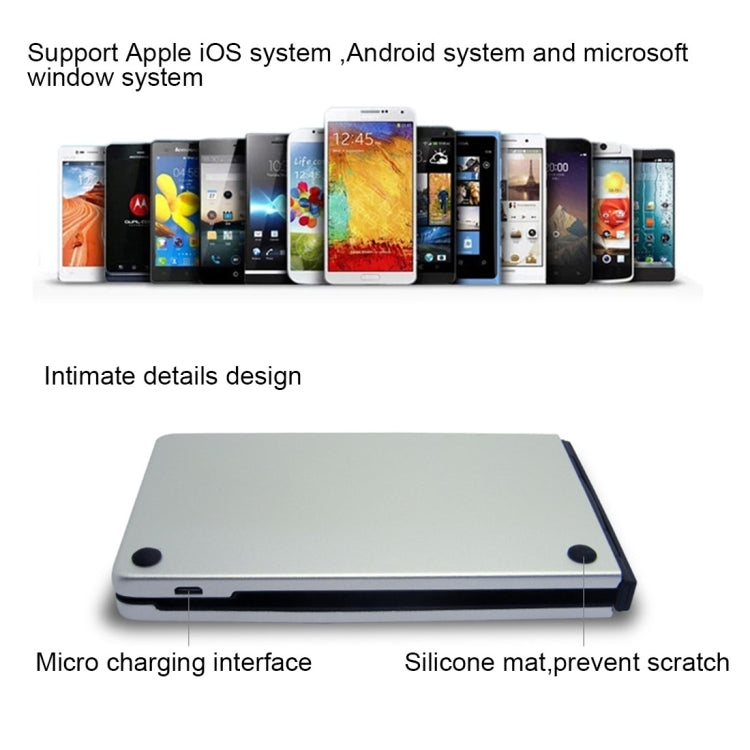 F66 Foldable Bluetooth Wireless 66 Keys Keyboard, Support Android / Windows / iOS(Gold) - HoMEdemic™ 