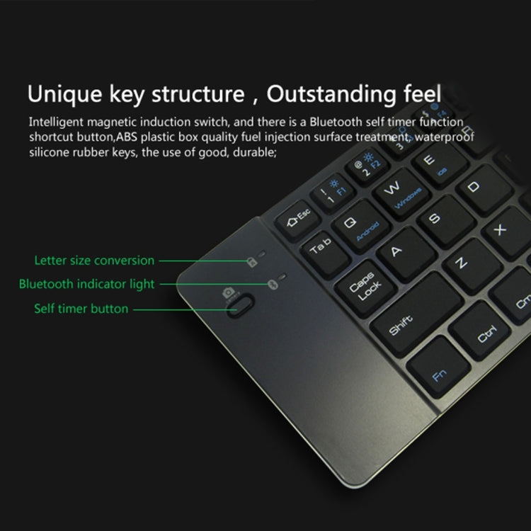 F66 Foldable Bluetooth Wireless 66 Keys Keyboard, Support Android / Windows / iOS(Gold) - HoMEdemic™ 