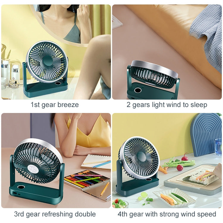 F701 Desktop Electric Fan with LED Display - HoMEdemic™ 