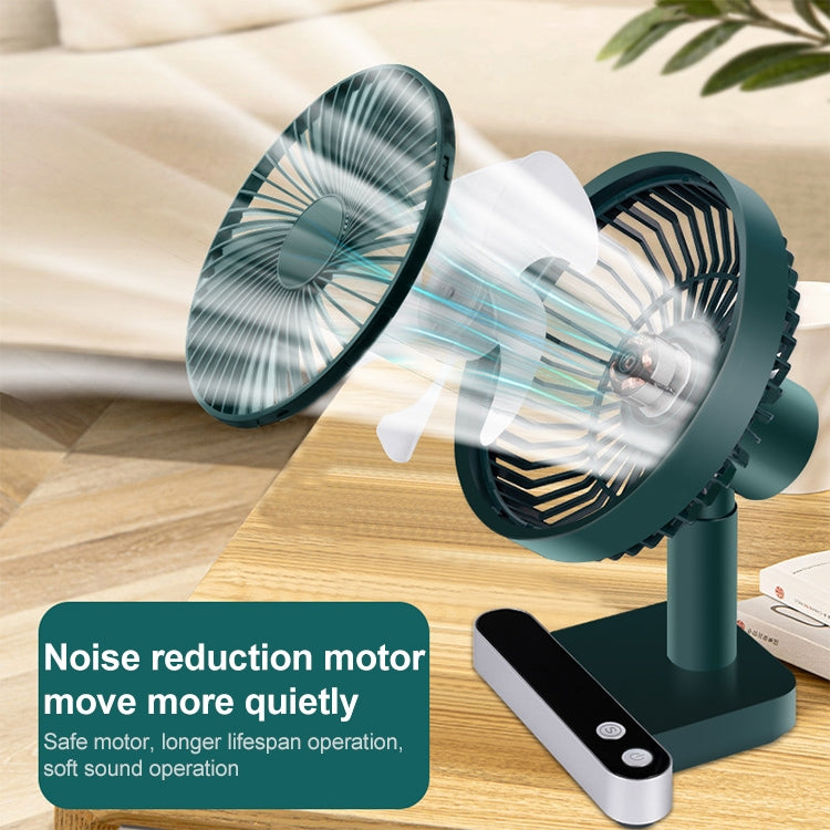 F702 Automatic Shaking Desktop Electric Fan with LED Display - HoMEdemic™ 