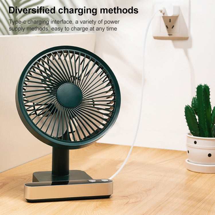 F702 Automatic Shaking Desktop Electric Fan with LED Display - HoMEdemic™ 