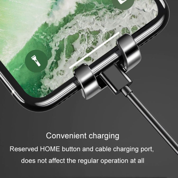 FAIK Car Cell Phone Holder Air Vent Triangle Gravity Sensor Car Phone Bracket, Color: Silver Frosted Model - HoMEdemic™ 