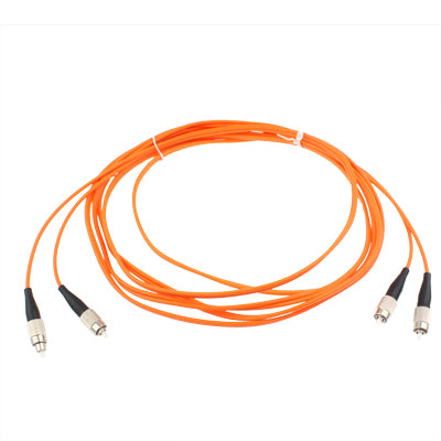 FC-FC Dual-Core Multi Mode Fiber Optic Jumper, Dual-Core Multi Mode - HoMEdemic™ 