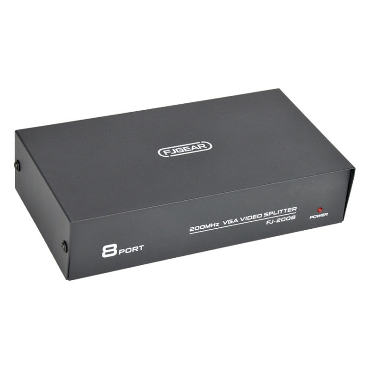 FJGEAR FJ-2008 VGA Splitter 1 In 8 Out Computer Vedio Output Splitter, EU Plug - HoMEdemic™ 