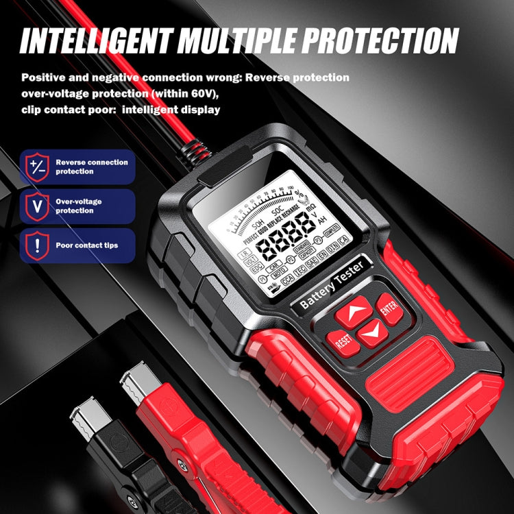 FOXSUR Automobile Motorcycle Battery Voltage Capacity Tester - HoMEdemic™ 