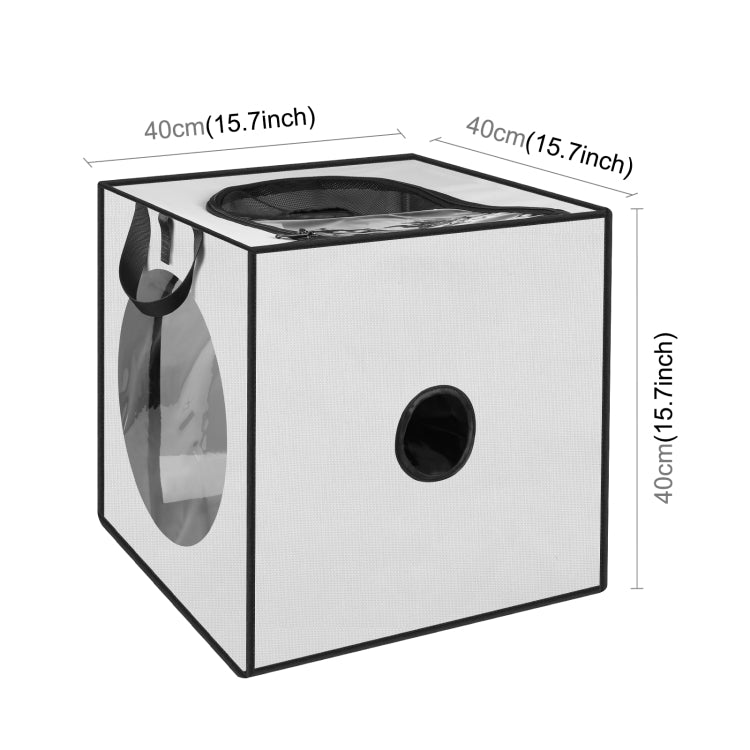 FUNADD Pet Bath Drying Box Portable Folding Dryer Cage, Suitable for Pets up to 5kg(Grey) - HoMEdemic™ 