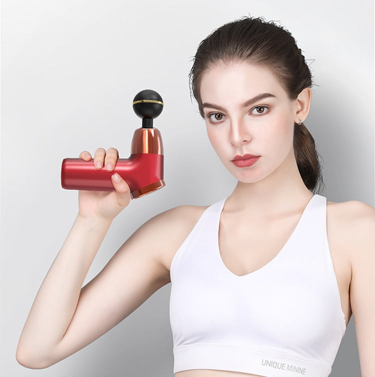 Fascia Gun Pocket Electric Shock Gun  Muscle Massage Gun, Specification: LCD Screen 20-speed (Black) - HoMEdemic™ 