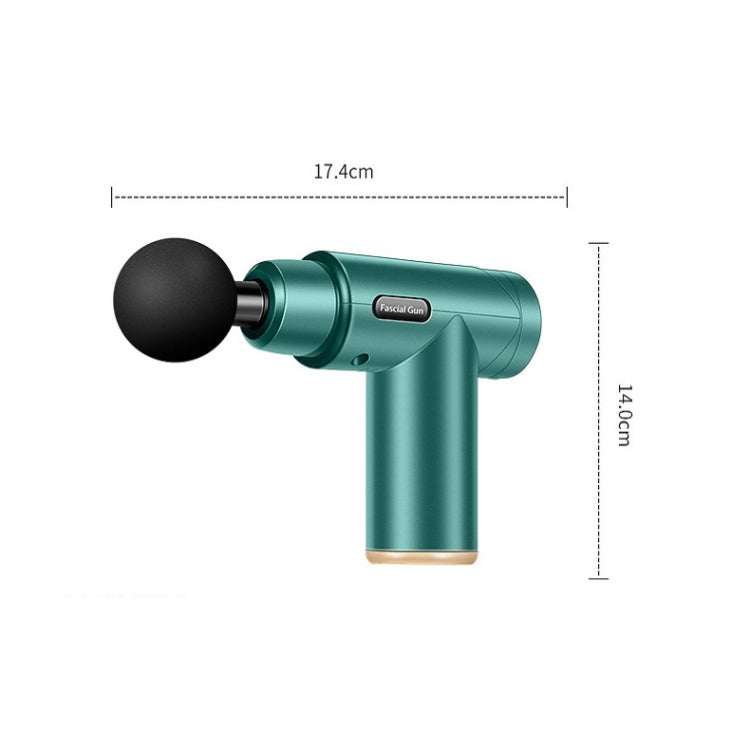 Fascia Massager Mini Electric Muscle Massager Portable Fitness Muscle Relaxing Massager Button(Dark Night Black) - HoMEdemic™ 