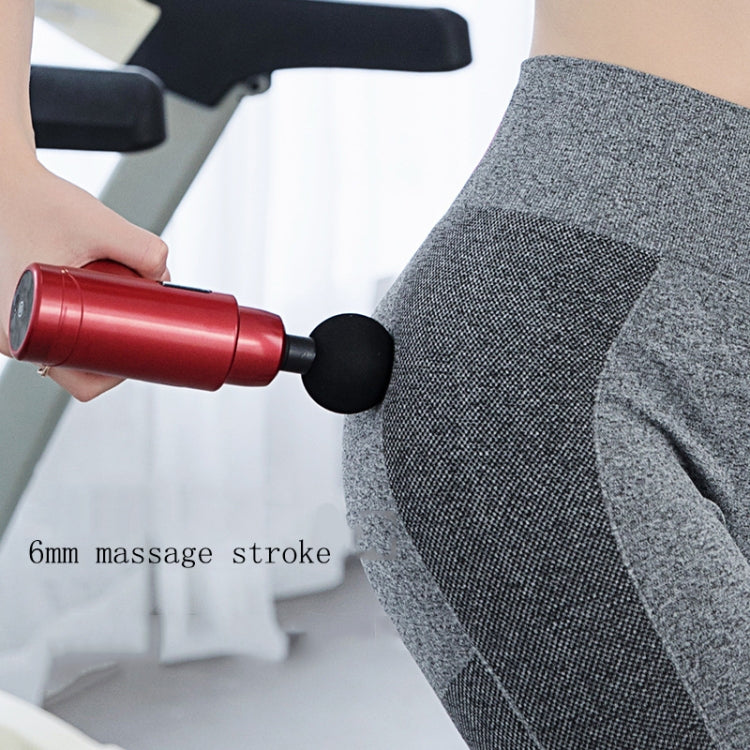 Fascia Massager Mini Electric Muscle Massager Portable Fitness Muscle Relaxing Massager Button(Dark Night Black) - HoMEdemic™ 