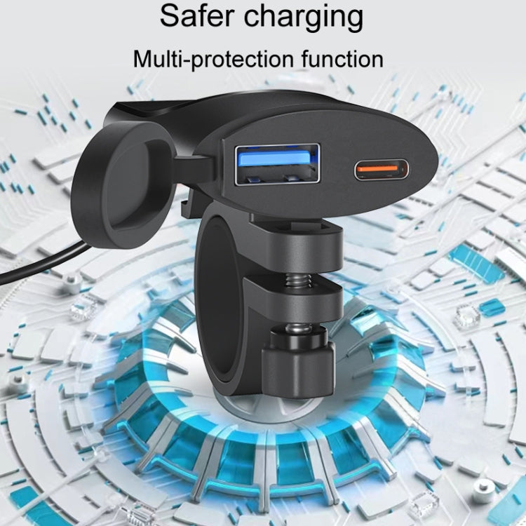 Fast Charging Dual-USB QC3.0 Motorcycle Cell Phone Charger - HoMEdemic™ 