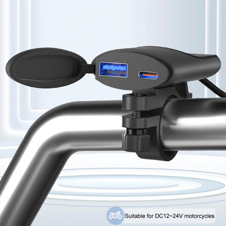 Fast Charging Dual-USB QC3.0 Motorcycle Cell Phone Charger - HoMEdemic™ 
