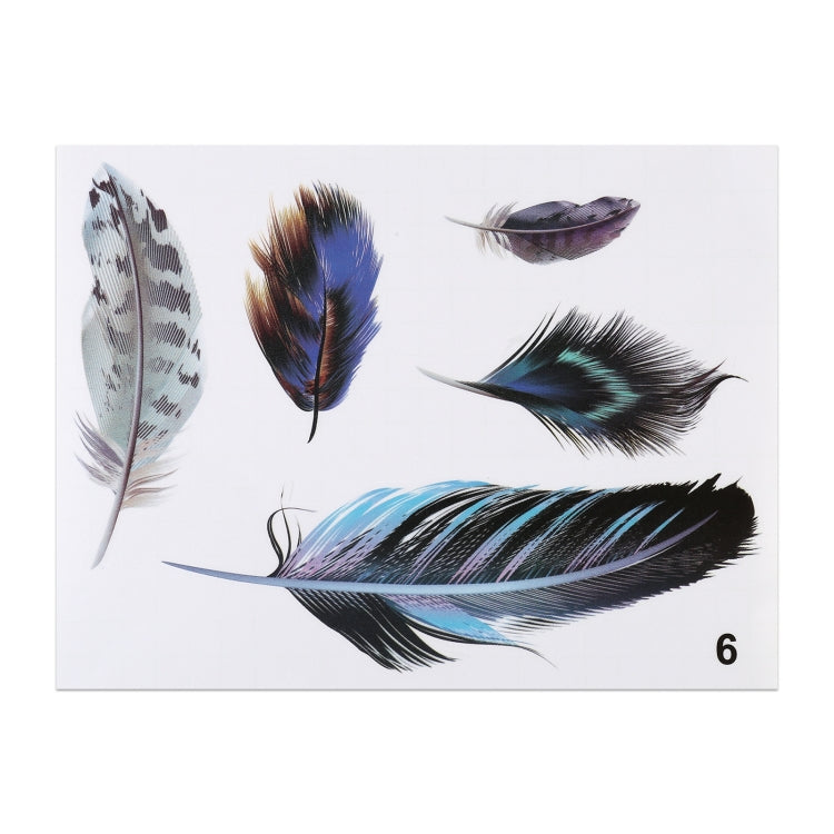 Feather Car Body Random Stickers, Pattern 6, Pattern 6 - HoMEdemic™ 