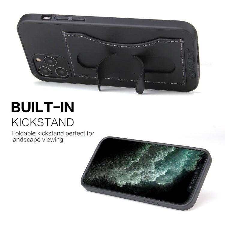 Fierre Shann Full Coverage Protective Leather Case with Holder & Card Slot, For iPhone 12 mini, For iPhone 12 / 12 Pro, For iPhone 12 Pro Max, For Galaxy Note20 Ultra - HoMEdemic™ 