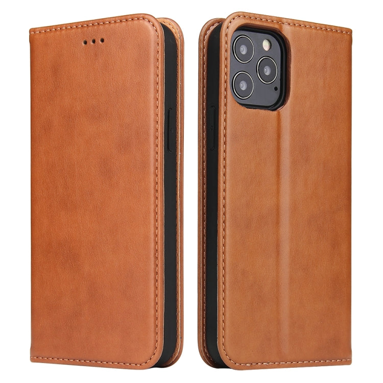 Fierre Shann PU Genuine Leather Texture Horizontal Flip Leather Case with Holder & Card Slots & Wallet, For iPhone 12 Pro Max, For iPhone 12 mini, For iPhone 12 / 12 Pro - HoMEdemic™ 