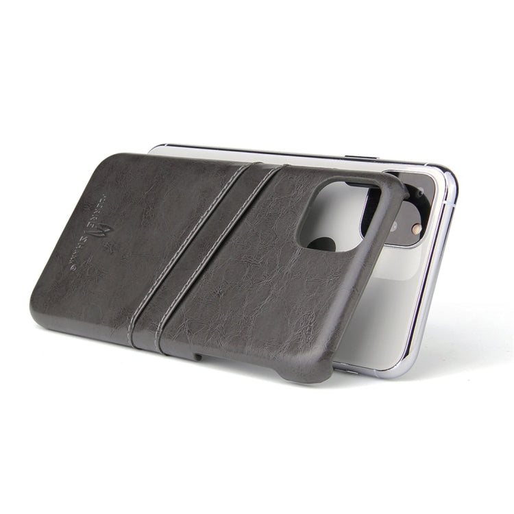 Fierre Shann Retro Oil Wax Texture PU Leather Case with Card Slots, For iPhone 11 Pro, For iPhone 11, For iPhone 11 Pro Max, for iPhone 11 Pro, for iPhone 11, for iPhone 11 Pro Max - HoMEdemic™ 