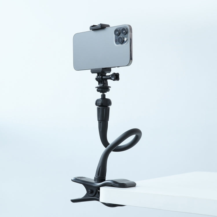 Flexible Arm Desktop Rod Action Camera Phone Holder Stand(Black) - HoMEdemic™ 