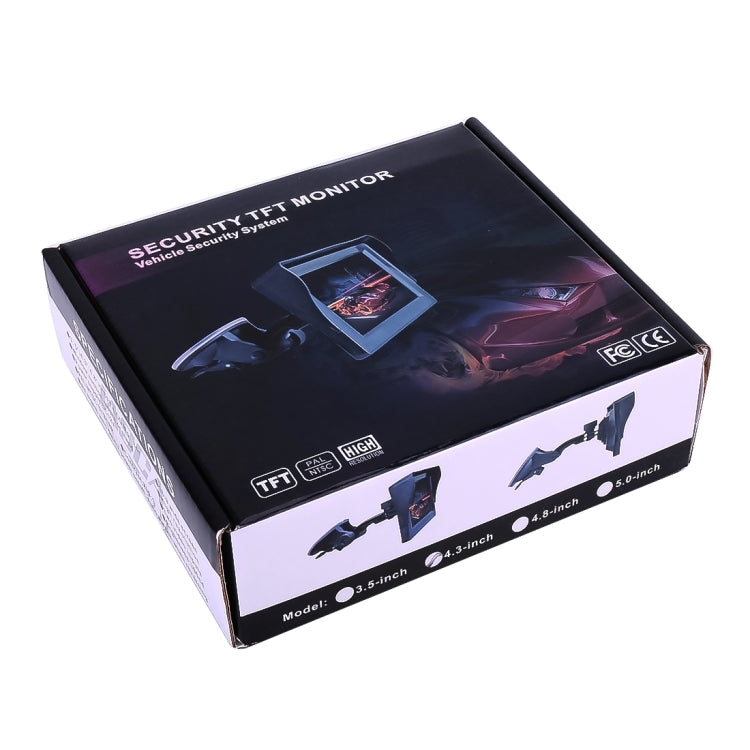 Foldable 4.3 inch Digital TFT LCD Car High Definition Monitor, Support Reverse Automatic Screen Function, Foldable 4.3 inch - HoMEdemic™ 