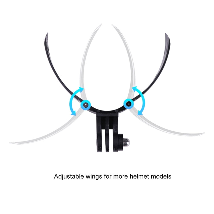 Foldable Bending Action Camera Phone Helmet Mount Kit with J-Hook Buckle & Rotation Phone Clamp & Adapter (Black) - HoMEdemic™ 