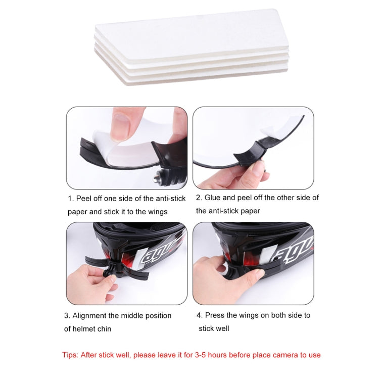 Foldable Bending Action Camera Phone Helmet Mount Kit with J-Hook Buckle & Rotation Phone Clamp & Adapter (Black) - HoMEdemic™ 