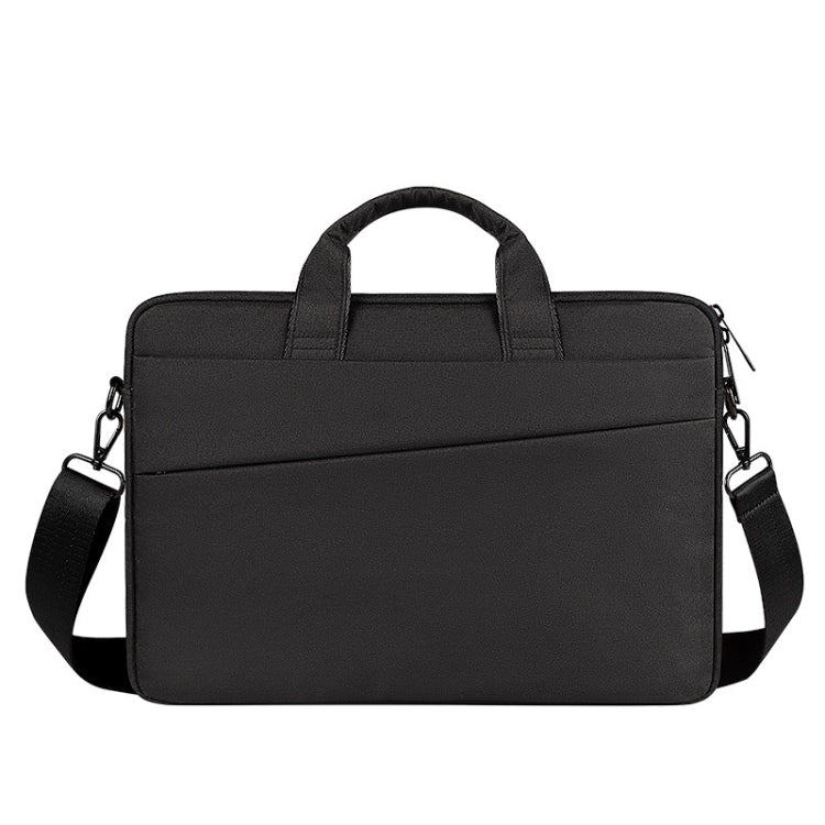 For 14.1 inch ST01S Waterproof Oxford Laptop Diagonal Shoulder Handbag(Black) - HoMEdemic™ 