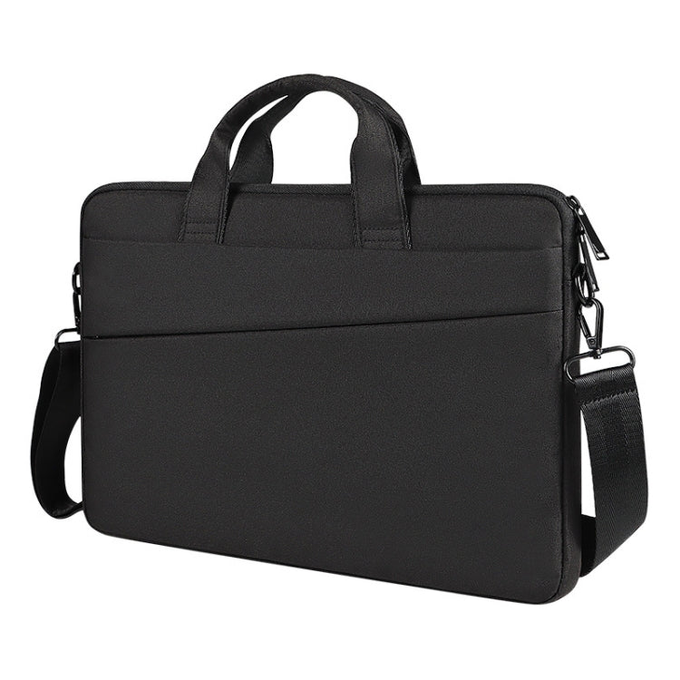 For 14.1 inch ST01S Waterproof Oxford Laptop Diagonal Shoulder Handbag(Black) - HoMEdemic™ 